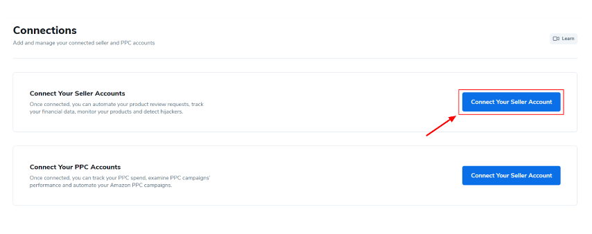 Connect Your Seller Account