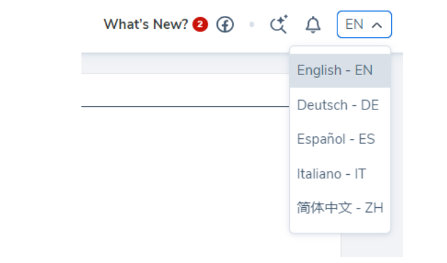 Multilingual Support