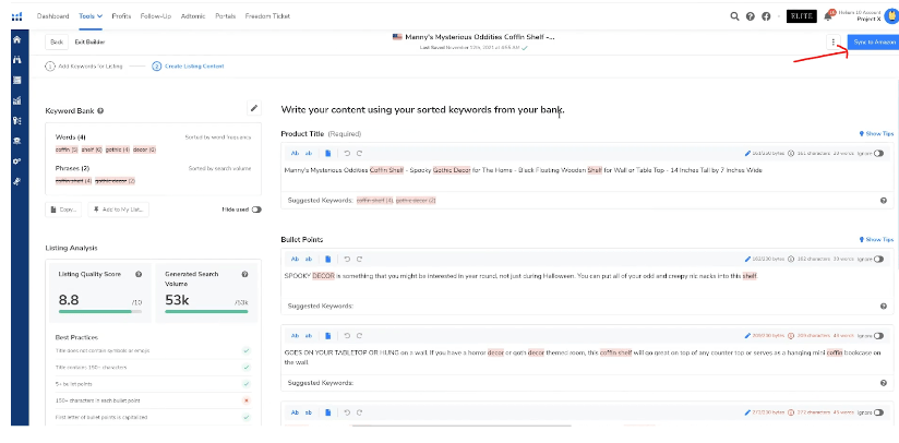 Sync and publish