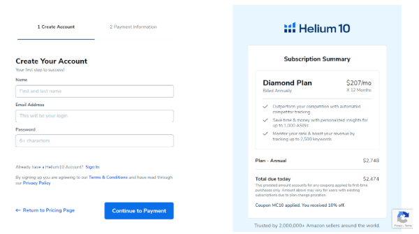 Complete The Checkout Process