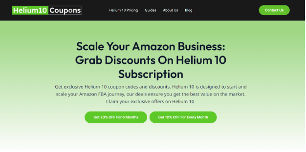 Helium 10 Discount Codes
