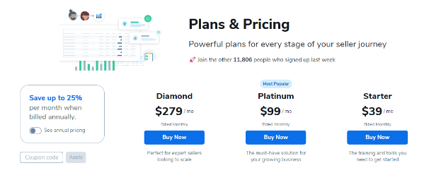 Helium 10 Pricing After Free Plan
