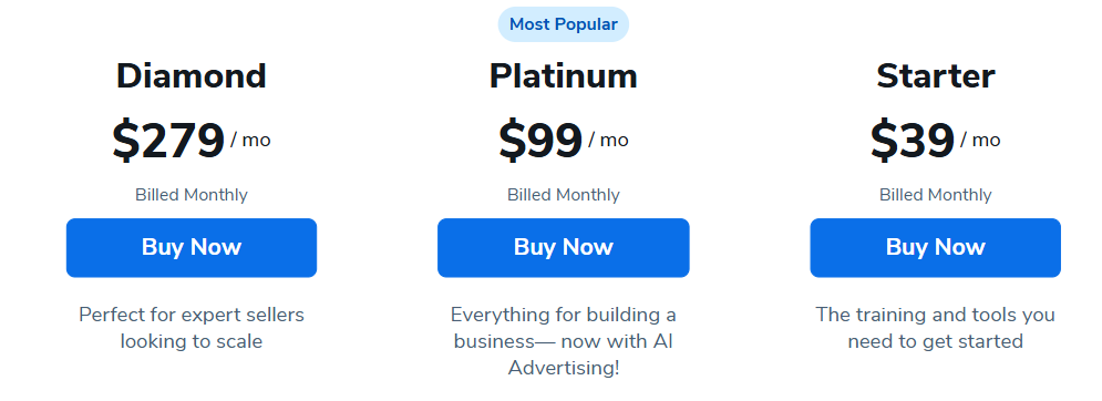 Comparing Platinum with Other Helium 10 Plans Comparing Platinum with Other Helium 10 Plans