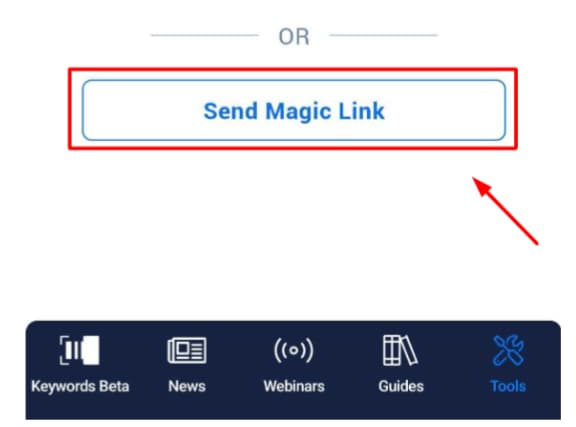 Use the Magic Link