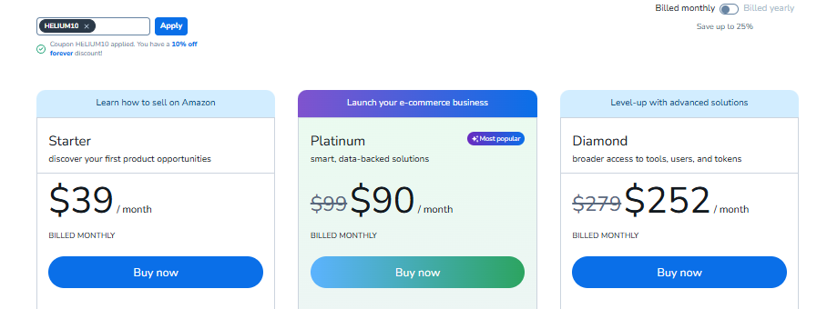 Use Helium10 Coupon 