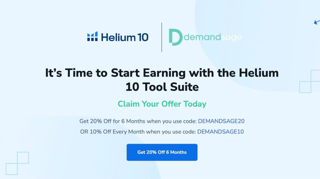 DemandSage Helium 10 Offer
